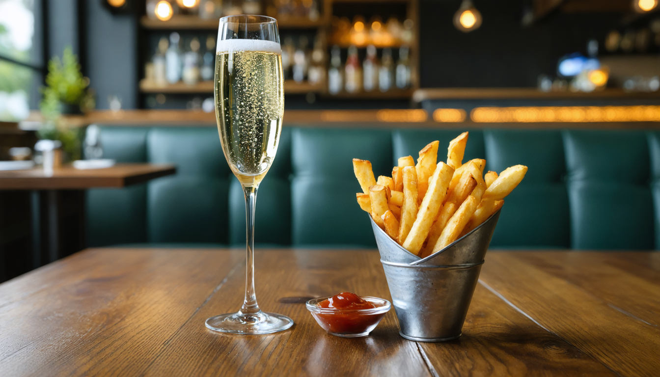 découvrez l'alliance inattendue entre le champagne et les frites, une expérience gustative unique qui saura émerveiller vos papilles. osez l'aventure culinaire et laissez-vous surprendre par cette combinaison audacieuse et délicieuse !