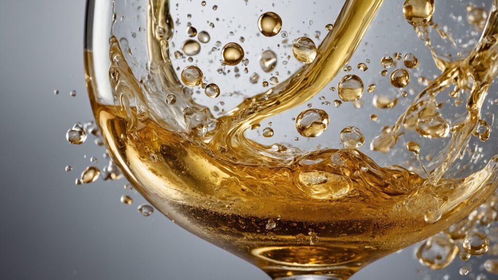 intricately bubbling champagne each effervesc 1