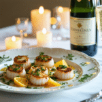 Les accords parfaits : quel champagne savourer avec des Saint-Jacques ?