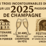 Les trois incontournables de 2025 pour les passionnés de champagne