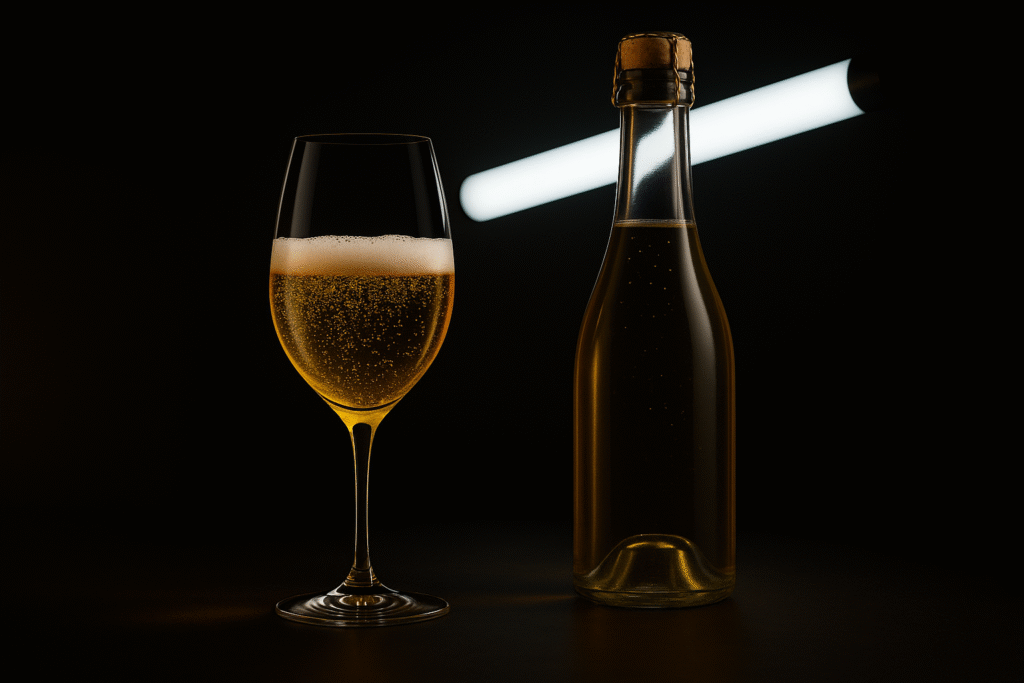 champagne goût de lumière